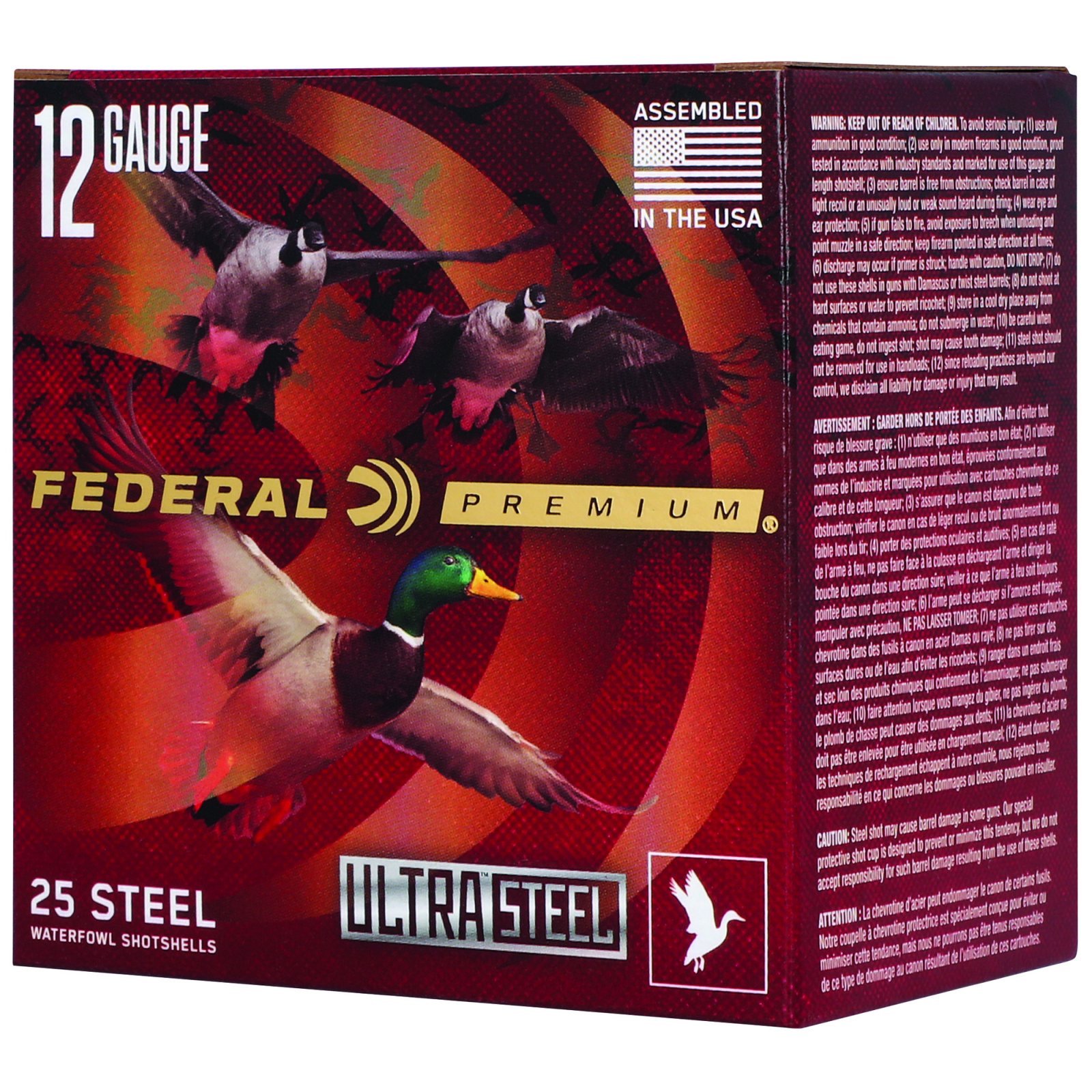 Buy Federal PWUX1422 Premium 12 Gauge 3" 1-1/4 oz #2 Shot 1450 fps 25 Rds online