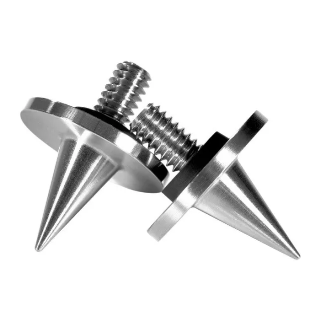 Buy Warne 7950M Skyline Precision Bipod Spike Foot, Stainless Steel, 2-Pack online