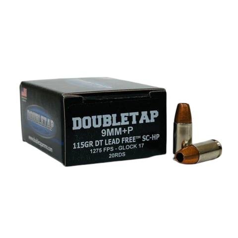 Buy Double Tap 9MM124X 9mm+P 115gr Lead Free Ammo 1250fps 20ct online