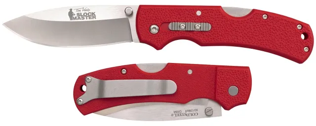 Cold Steel CS23JK Double Safe 3.5" Folding Knife 8Cr13MoV Blade Red Handle