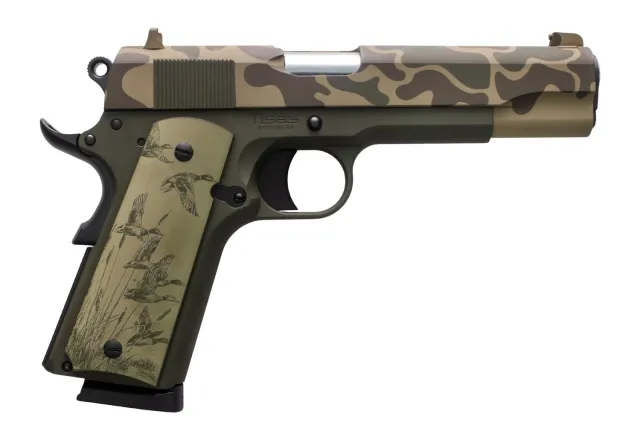 Tisas Arms 10100516AA4 1911 A1 Stakeout Sports South Exclusive 45 ACP 8+1 5" Carbon Steel Barrel & Slide, Carbon Steel Frame w/Beavertail - TISAS - 45 ACP