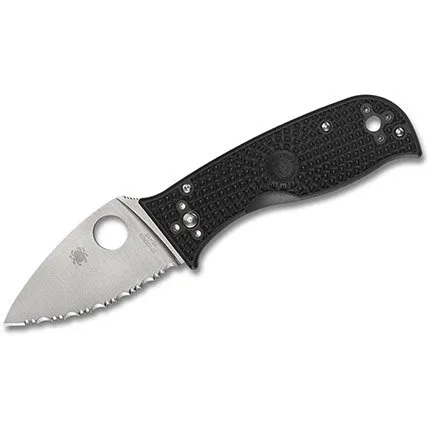 Spyderco C69SBK3 Lil' Temperance 3 SL/FS Lightweight Black FRN Scales - SPYDERCO