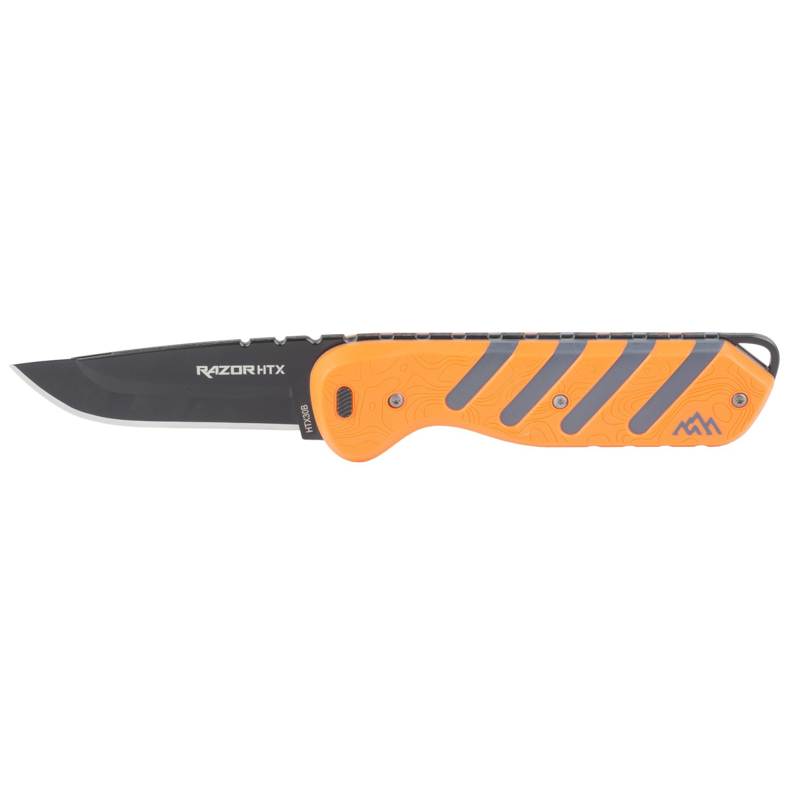 Outdoor Edge HTX30B-6C Razor 3.0" Fixed Blade Knife Gray/Orange - Outdoor Edge