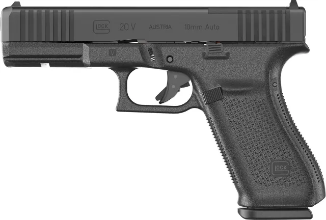 Glock UV2050201MOS G20 V MOS 10mm 4.61" Gas Nitride Semi-Auto Pistol