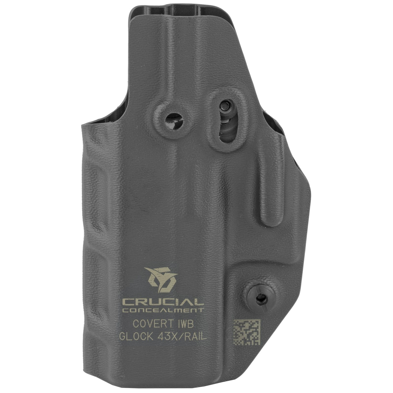 Buy Crucial Concealment 1019 Covert IWB Holster, Ambidextrous, Kydex, Black online