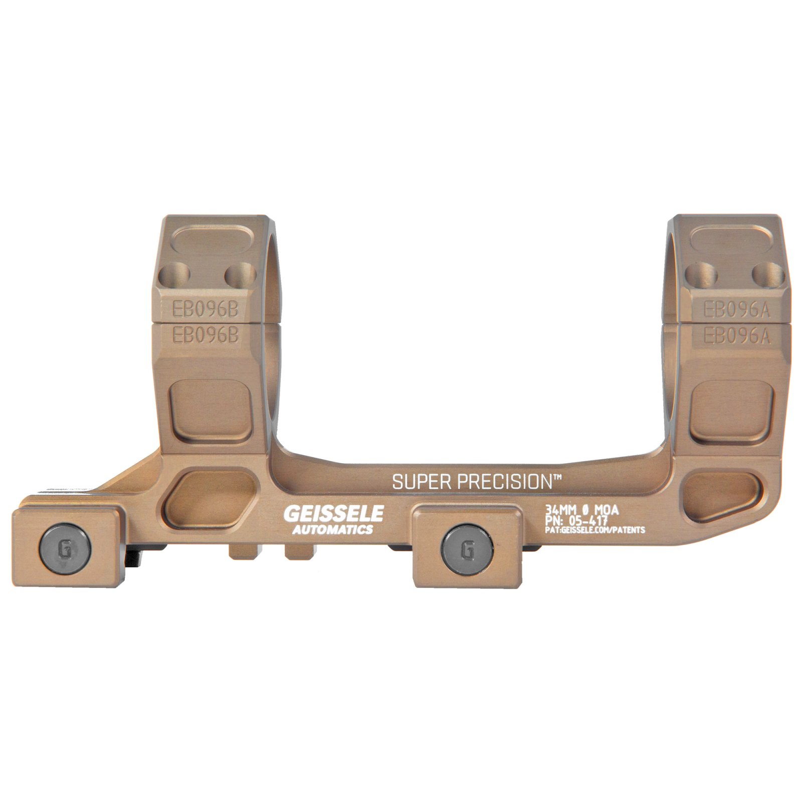 GEISSELE AUTOMATICS AR-15 Super Precision 34mm Scope Mount (05-417S) - Geissele - AR15 SUPER PRECISION
