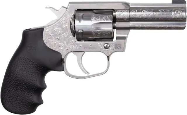 Colt King Cobra Engraved .357 Magnum 3 In Stainless Revolver