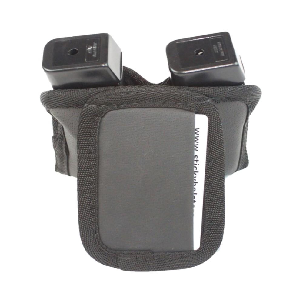 Sticky Holsters DSMP Dual Mag Pouch Black/Green Cordura/Foam
