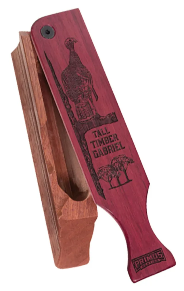 Primos 2915 Tall Timber Gabriel Box Call Sapele Purple Heart Wood - Primos