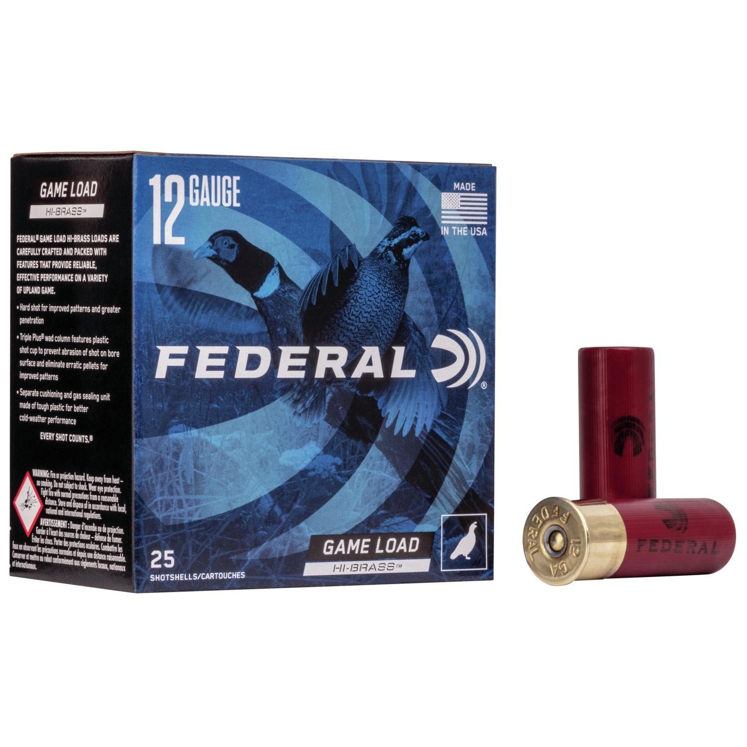 Federal H126 7.5 Game-Shok 12 Gauge 2.75 in 1.25 oz #7.5 Shot 25 Rounds - Federal Premium Ammunition - 12 Gauge