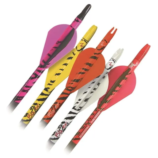 Bohning Blazer Arrow Wraps Yellow Tiger 4 in. 13 pk. 501001YT - Bohning