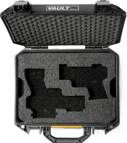 Buy Pelican V200Pf2 Universal 2-Pistol Watertight Case Black online