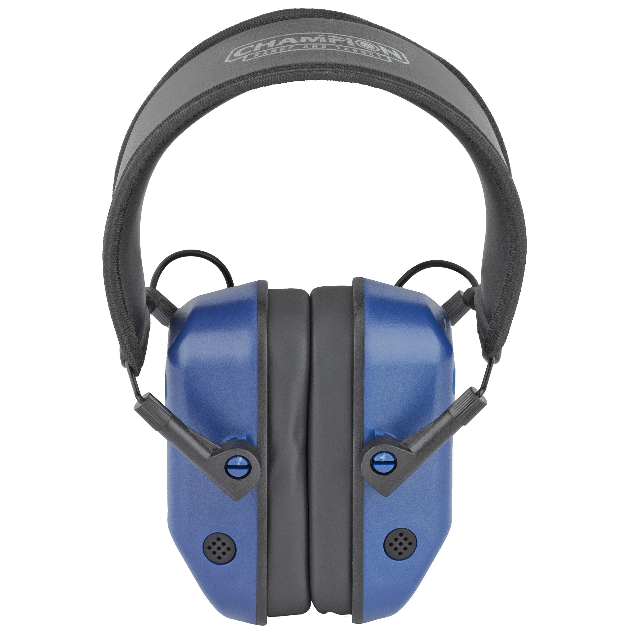 Buy Champion Vanquish 40979 Electronic Earmuff, 22dB Hearing Protection, Blue, HD Speakers, Omnidirectional Microphones, 200hr Runtime online