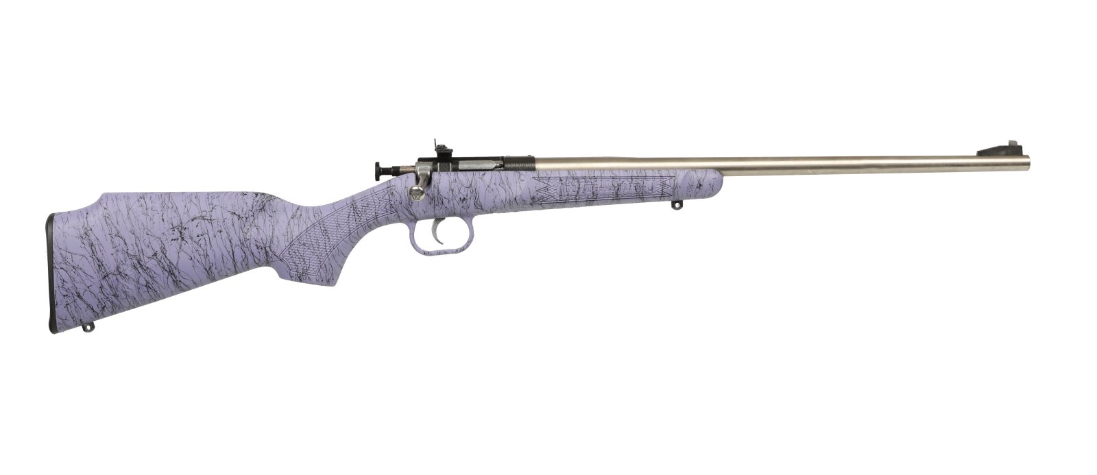 Buy Keystone KSA2445 Crickett 22 LR 16" Stainless Rifle Purple/Black Stock online