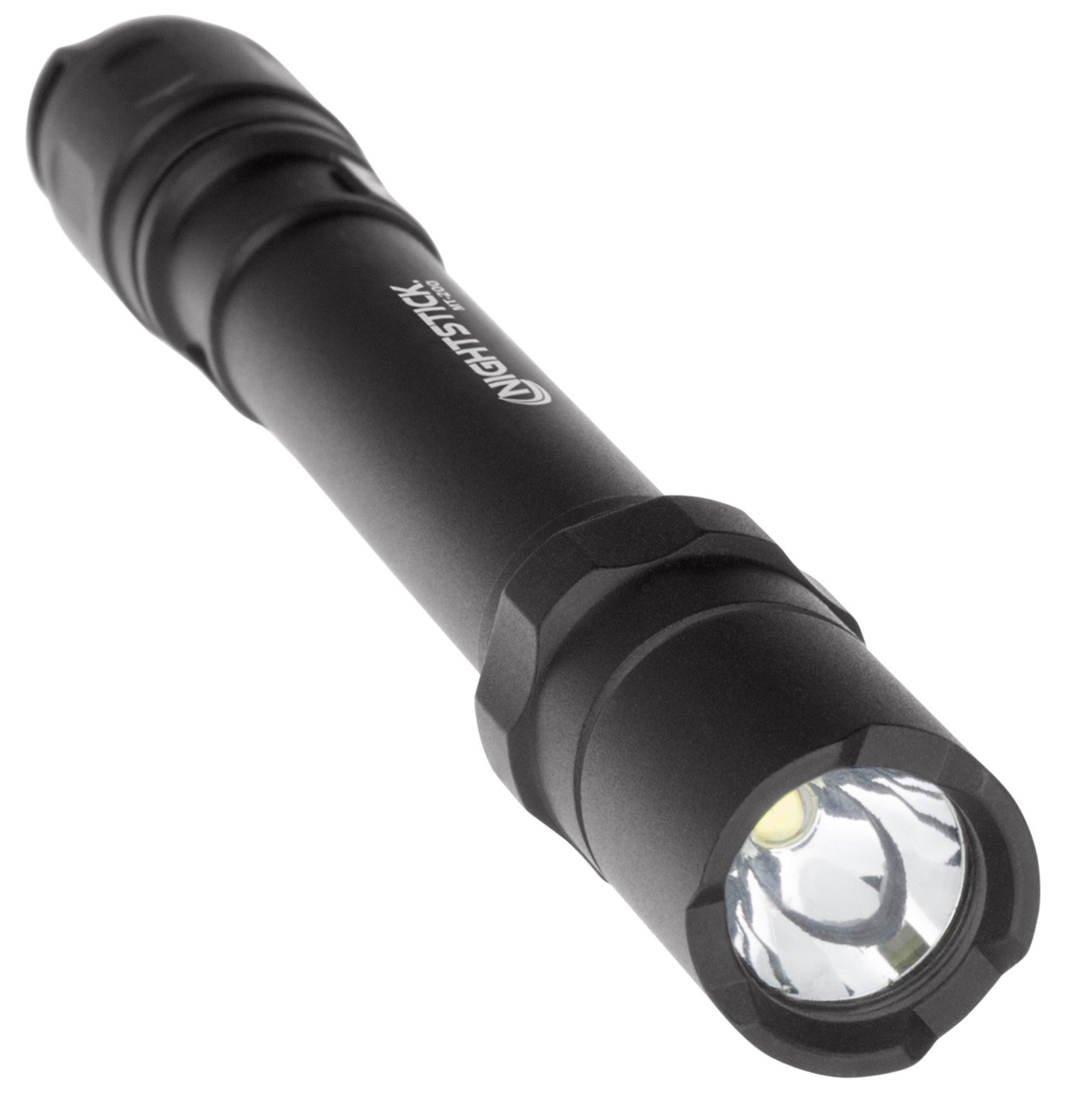 Nightstick MT-200 LED Flashlight 5.5 in Black Anodized 2 AAA 135 Lumens - NightStick - 45/70/135 LUMENS