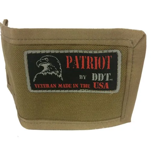 DDT INC Tango Mike Wallet Tan Nylon 4 Card Slots American Made
