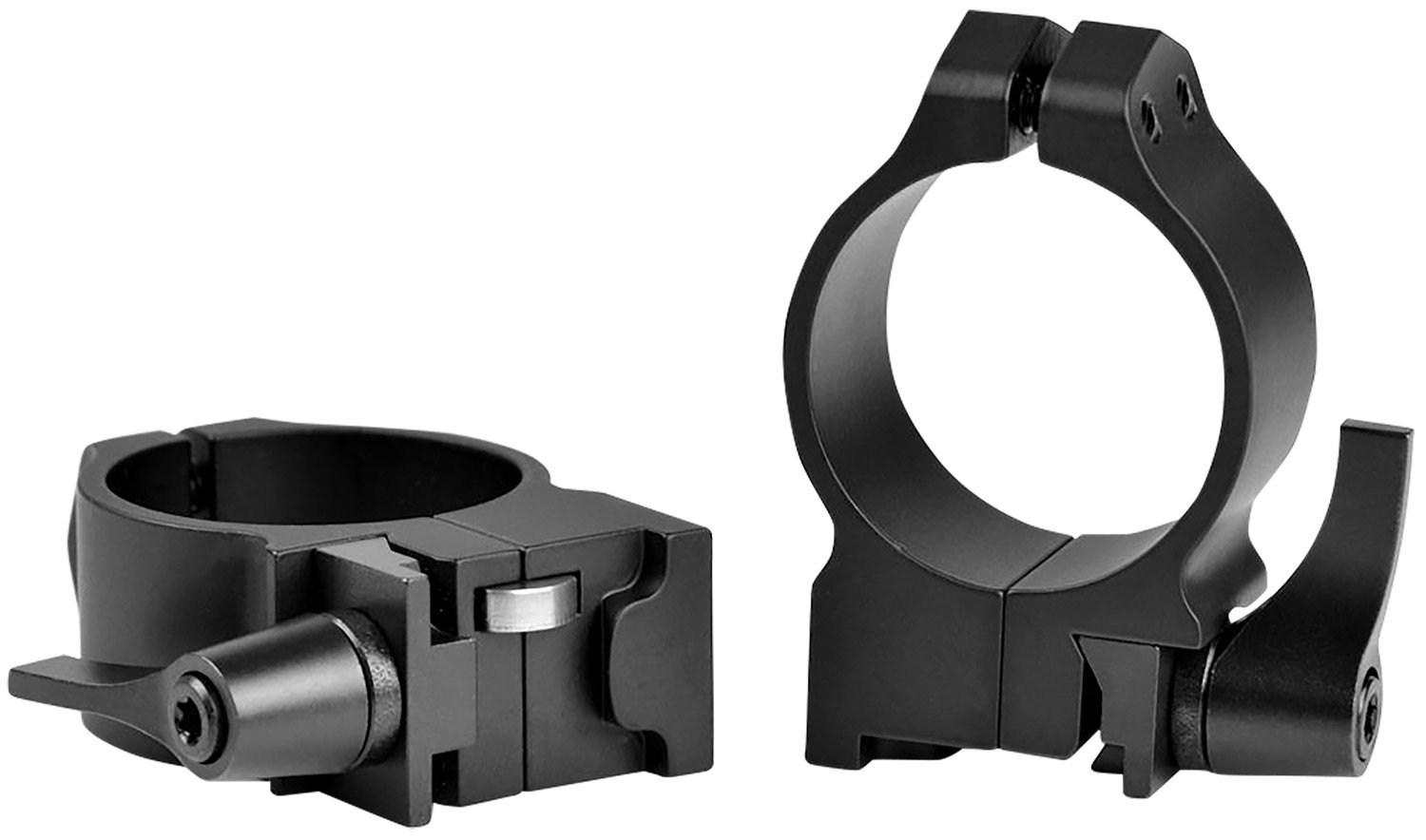 Warne 14RLM Maxima Matte Black Steel 30mm Tube Medium 0 MOA Fits Ruger... - Warne - 30MM