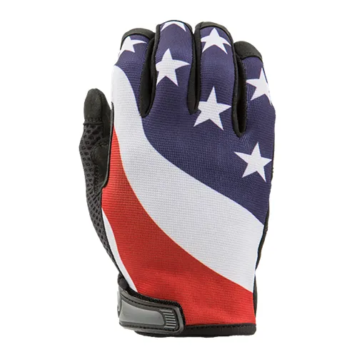 Industrious Handwear US Flag Unlined Full-Finger Gloves Small - Industrious Handwear