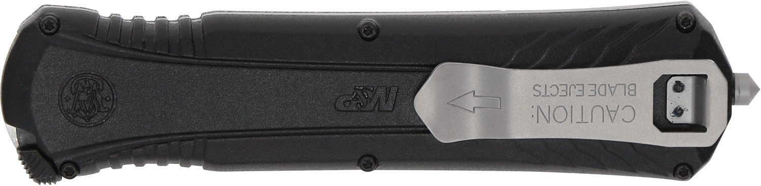 Smith & Wesson M&P OTF Folding Dagger 3.5" Aus-8 Spear Blade Black - M&P