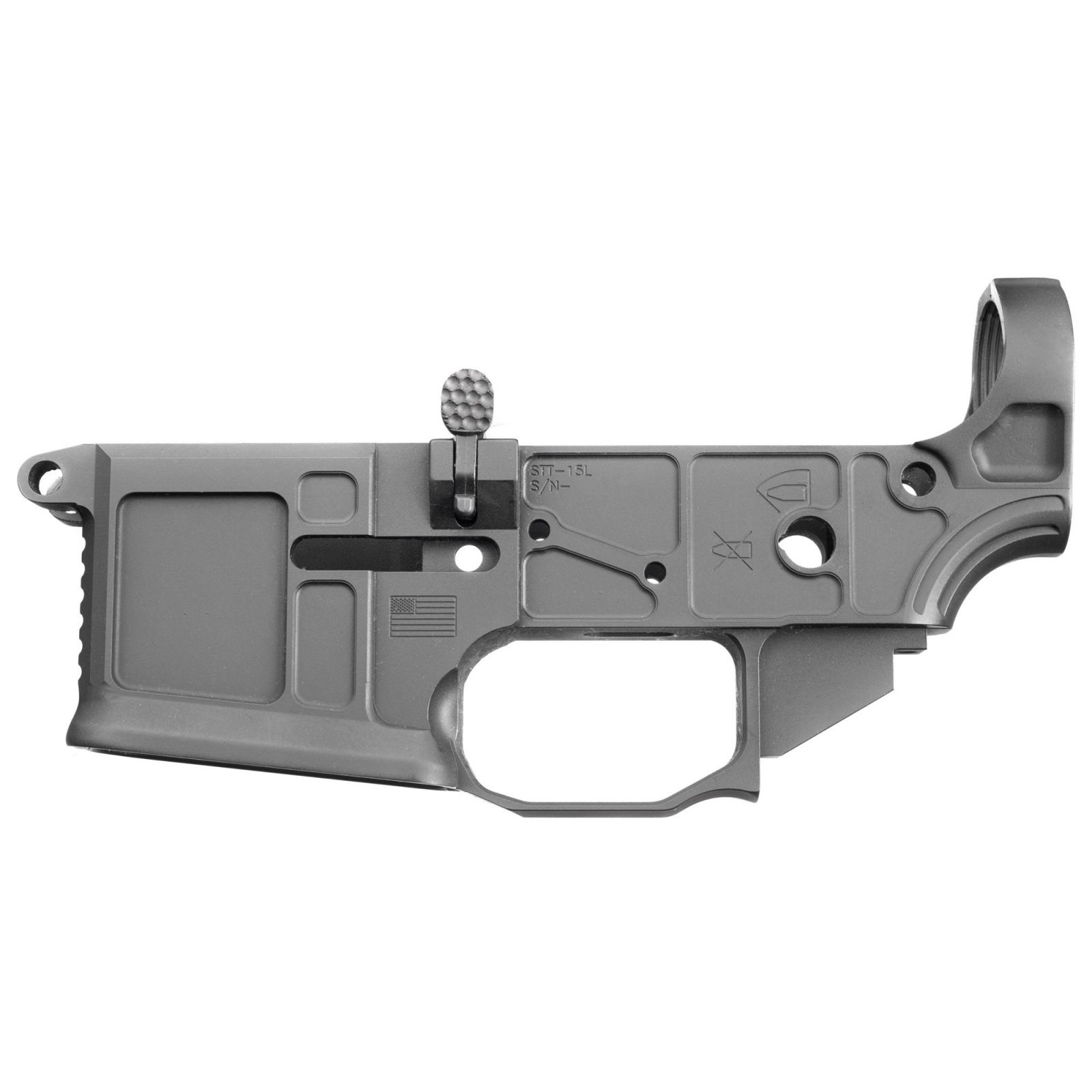 San Tan Tactical STT-15L-LT-LWR Semi-Auto Lower, 223 Rem/556 NATO, Black - San Tan Tactical - Multi