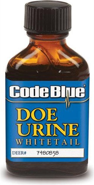 Code Blue OA1004 Doe Urine Deer Attractant 1oz Bottle - Code Blue