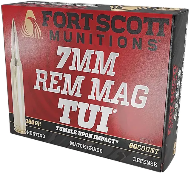 Fort Scott Munitions 7MMMAG-150-SCV2 Tumble Upon Impact (TUI) 7mm 150gr... - Fort Scott Munitions - 7mm