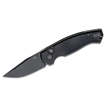 Boker 01BO365 Karakurt 3" Black Aluminum Scales, 154CM Blade - Boker