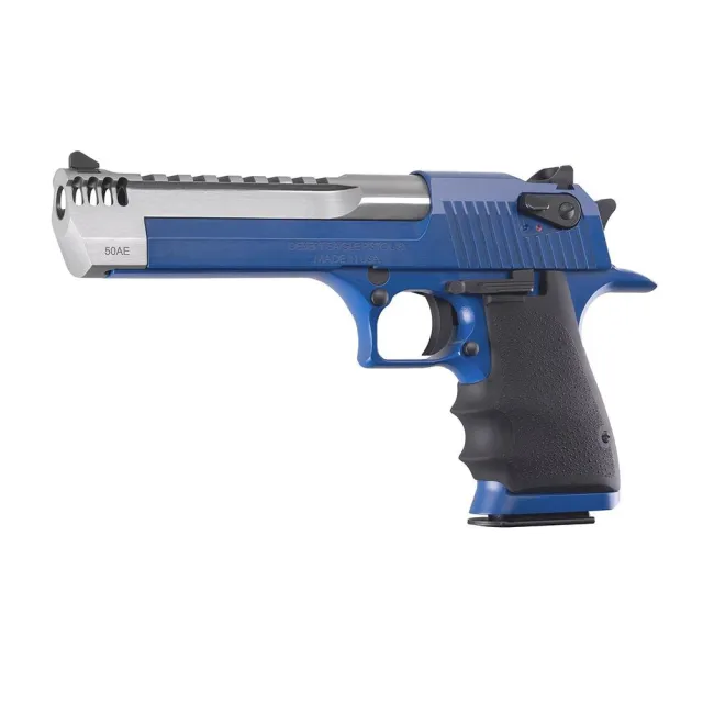 Magnum Research NRA Blue Desert Eagle Mark XIX Handgun .50 AE 7rd 6 Barrel Hogue Grip Black Accents - Magnum Research for sale at Smoke Wagon Firearms