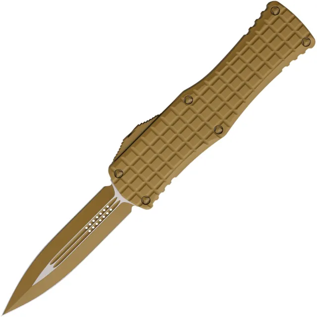 Microtech Hera 702-1FRCRAS 3 In D/E Standard Frag Cerakote RAL-8000 - MICROTECH