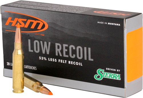 HSM 7mmMag-24-N Low Recoil 7mm Rem Mag 140gr SBT Ammo 20 Rounds - HSM Ammunition - 7mm Remington Magnum