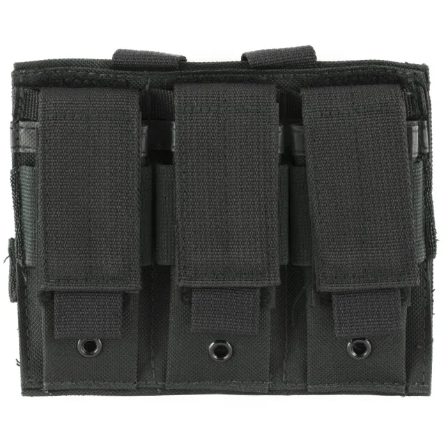 NcStar CVP3P2932B Triple Mag Pouch Black Nylon