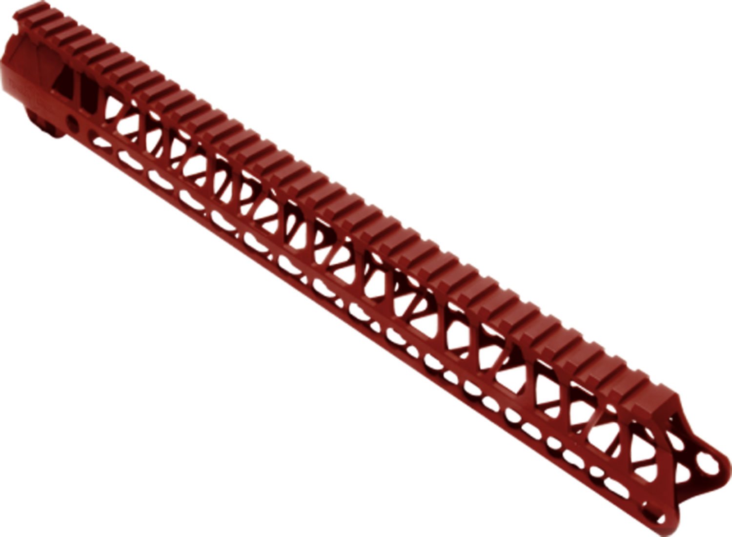 Timber Creek ME15HGR Enforcer 15 In AR-15 Handguard Red Anodized - Timber Creek