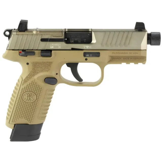 Buy FN America 502 Tactical 22 LR rifle 4.6 in barrel 15 rd capacity flat online
