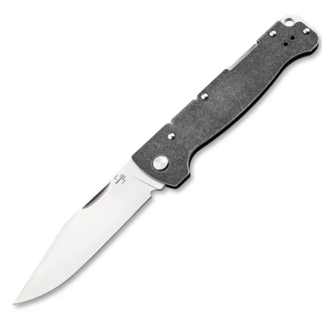 Boker Atlas Backlock 3.54 Satin Blade Folding Knife - BOKER