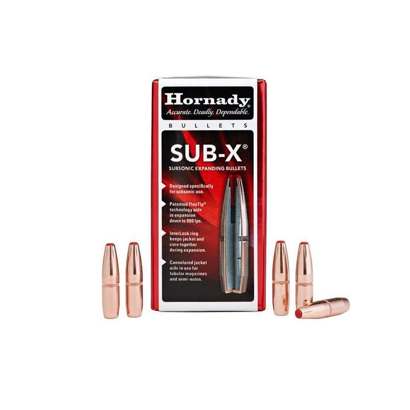 Hornady Manufacturing Company Sub-X 33394 .338 Caliber 307gr 50 Box - Hornady Manufacturing Company - .338