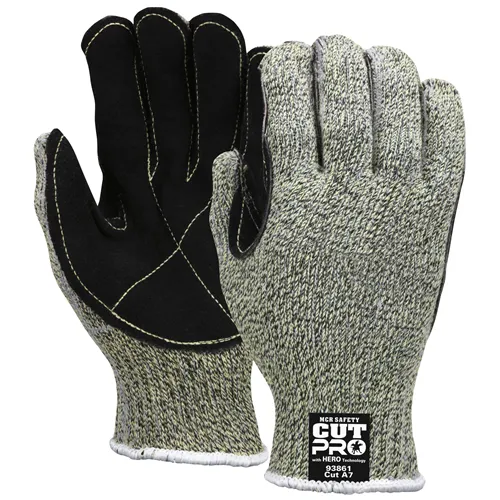 MCR Safety Memphis HERO 7GA Kevlar-Steel w/Leather Palm - MCR Safety for sale at Smoke Wagon Firearms