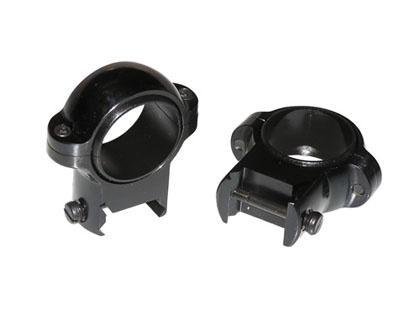 Burris 420530 Signature Zee Rings 1" High Gloss Black Pair Weaver Style - Burris Optics