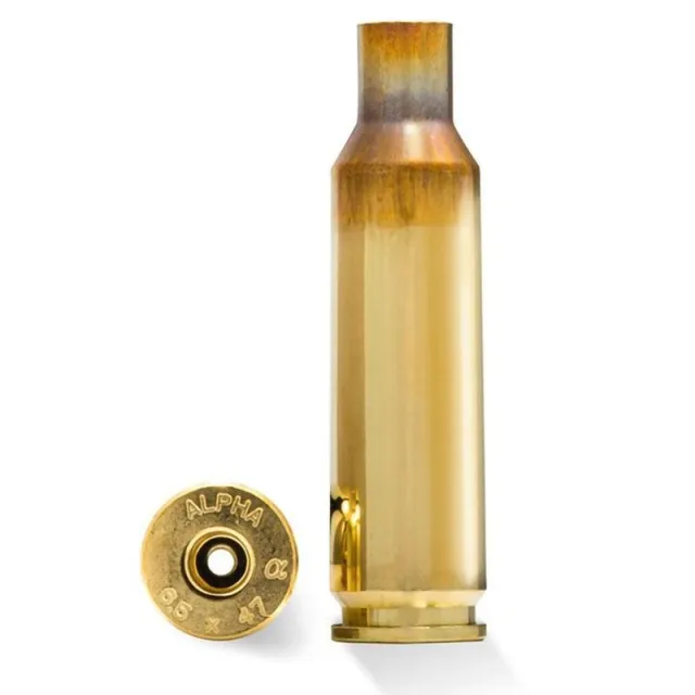 Alpha Munitions AM6547100 Unprimed Brass 6.5x47, 100ct, OCD Technology