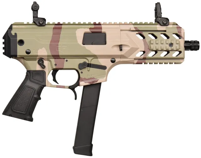 GFORCE BLADE6-CAMO 9mm Semi-Auto Pistol 6" Barrel 33+1 Black Camo - GForce Arms - 9mm