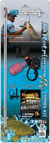 AMS Retriever Pro Combo Kit 610-CMB-RH Right Handed Bowfishing Set - AMS