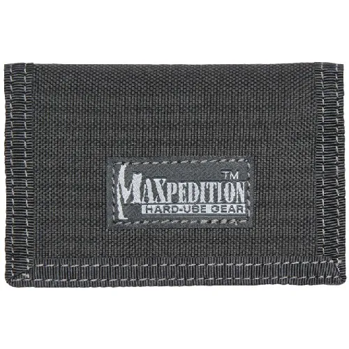 Maxpedition Micro Wallet Black Nylon RFID Blocking - Maxpedition