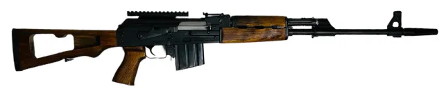 Zastava ZR77308OR .308 Win 19.7 In 20+1 Blued Walnut Threaded Optic Rail