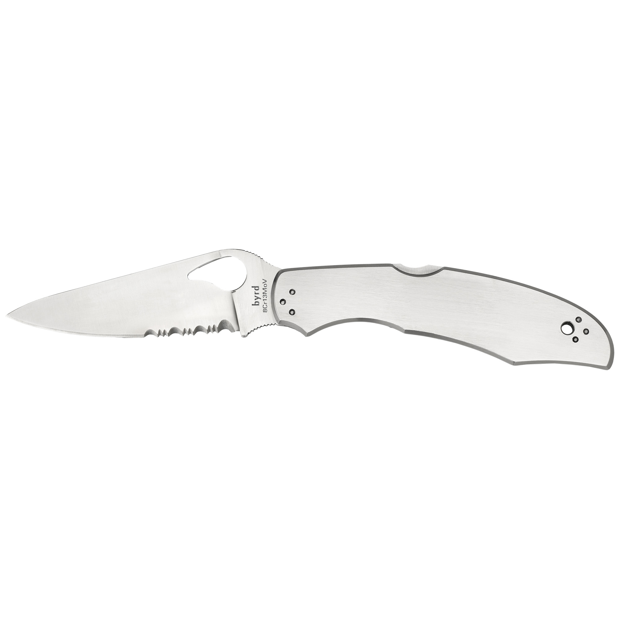 Buy Spyderco BY03PS2 Byrd Cara Cara 2 3.75" Part Serrated Folding Knife online