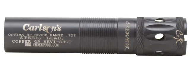 Carlson's Choke Tubes 11563 Cremator Beretta Optima HP 12 Gauge Close Range Ported Steel - Carlson - 12 GAUGE