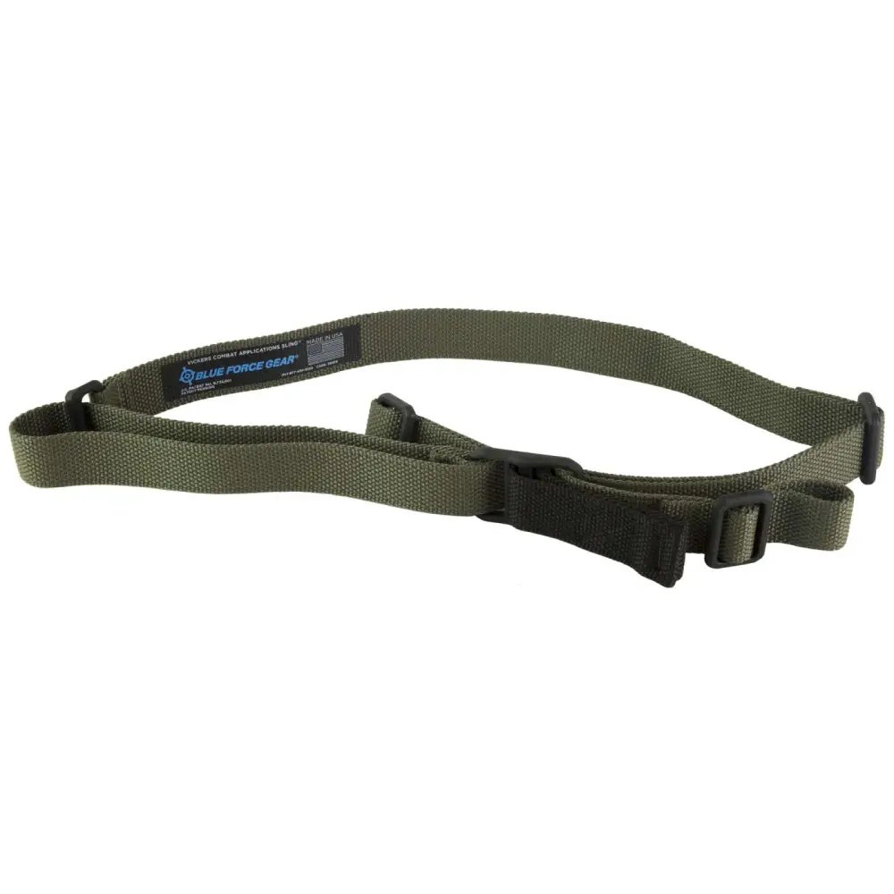 Blue Force Gear VCAS-125-OA-RG 2-Point Sling, Green, Molded Acetal Adjuster - Blue Force Gear