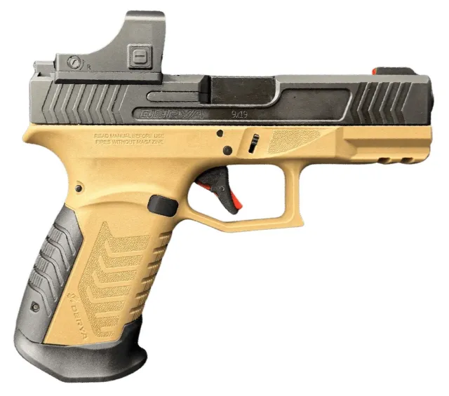 Derya DY9 9mm Luger 4.02 In 15+1 Black Nitride Optic Cut - Derya Arms - 9mm Luger