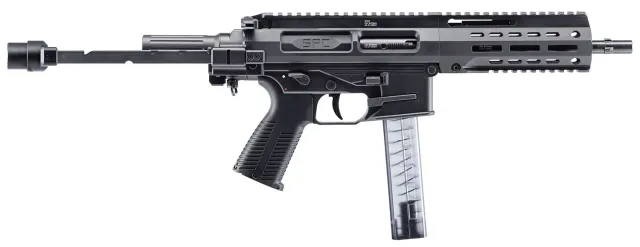 B&T 500003TB SPC9 9mm Luger 33+1 9.10" Black Polymer Grip