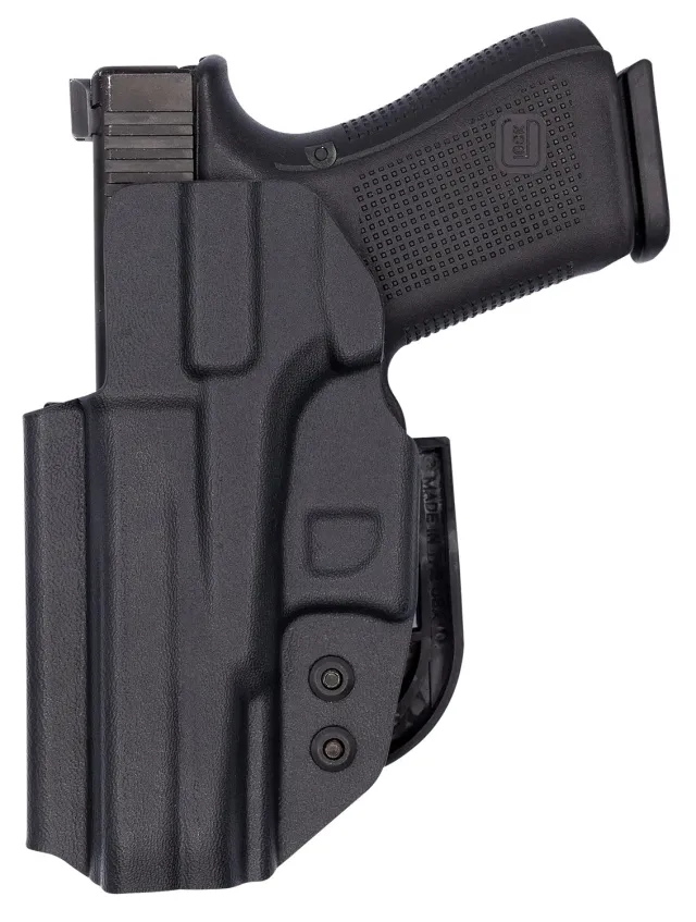 C&G Holsters 0008-100 Covert IWB Black Kydex for Glock 19/23 Right Handed - C&G Holsters