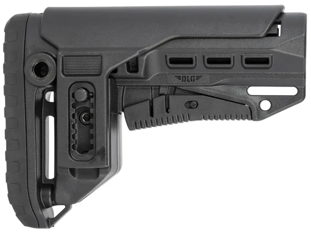 NcStar DLG-130-052 Compact PCP52 Mil-Spec AR-15 Stock Black Collapsible - NcSTAR
