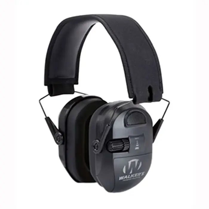 Walkers Game Ear / GSM Outdoors Ultimate Power Muff- Black - Walker's